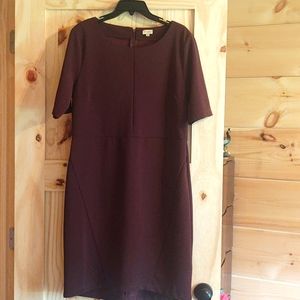 Burgundy dress